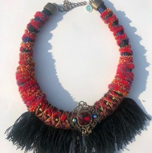 Boho chic necklace